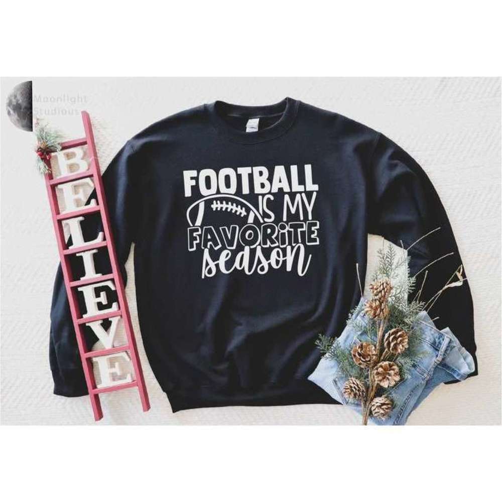 Football Is My Favorite Season Crewneck Sweatshirt